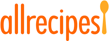 Logo for website allrecipes.com.